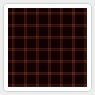 "Anias" Plaid by Suzy Hager    Red & Black Colors Sticker